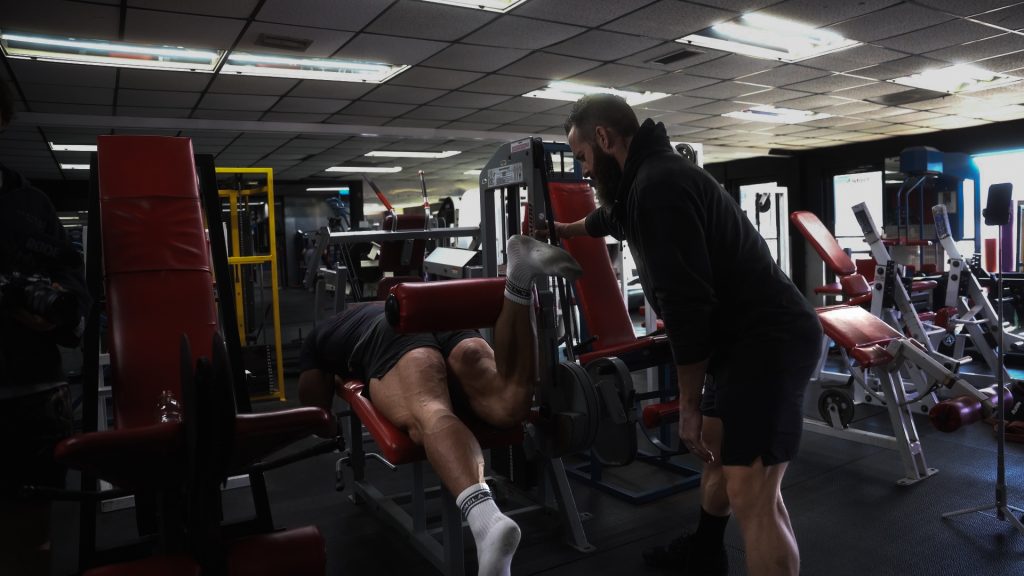 Leg training with Joe Bennett